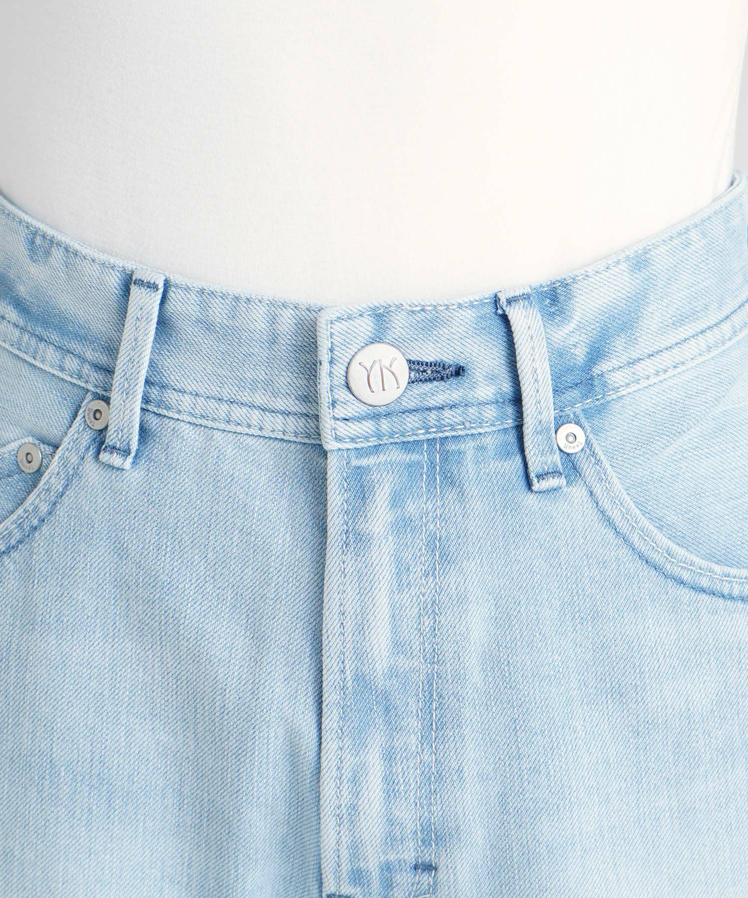 SALE】Trick Denimハイウエスト スリムテーパード