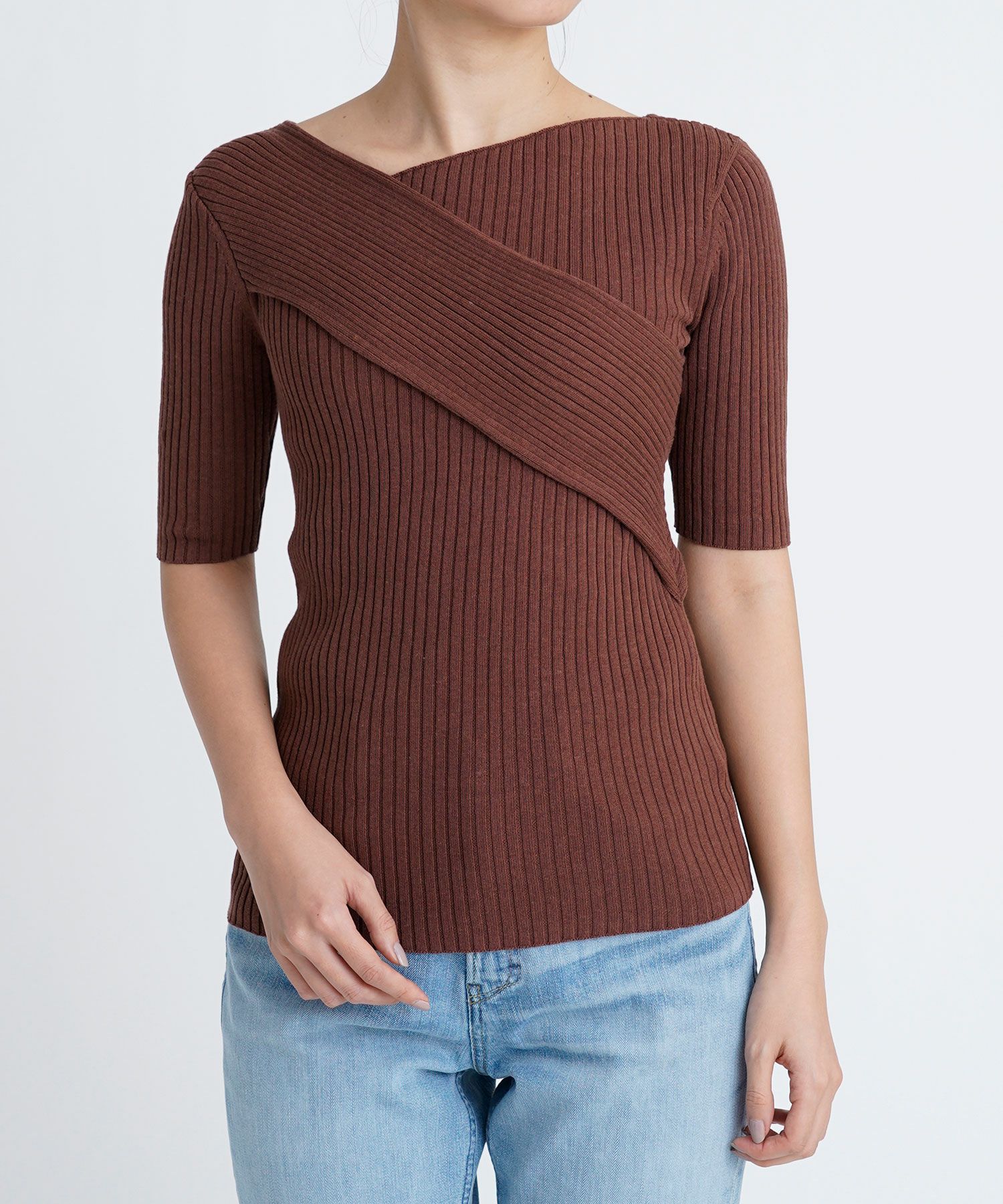 SALE】クロス Vネック ニット | WOMENS TOPS SALE | YANUK 
