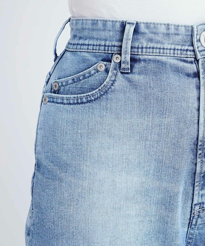 Really Light ルーズストレート\"JOAN\" yanuk 26 YANUK JOANルーズストレートデニムパンツ Really Light 26 YANUK