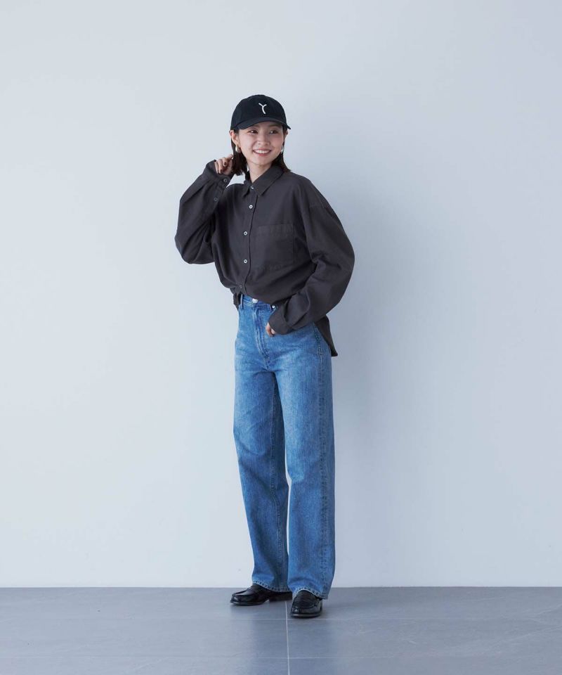 ヤヌーク LEA ボーイズストレートデニム サイズ24 Trick Denimボーイズストレート