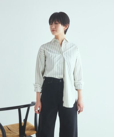 新品未使用⭐︎ヤヌークYANUK バックボタンシャツ