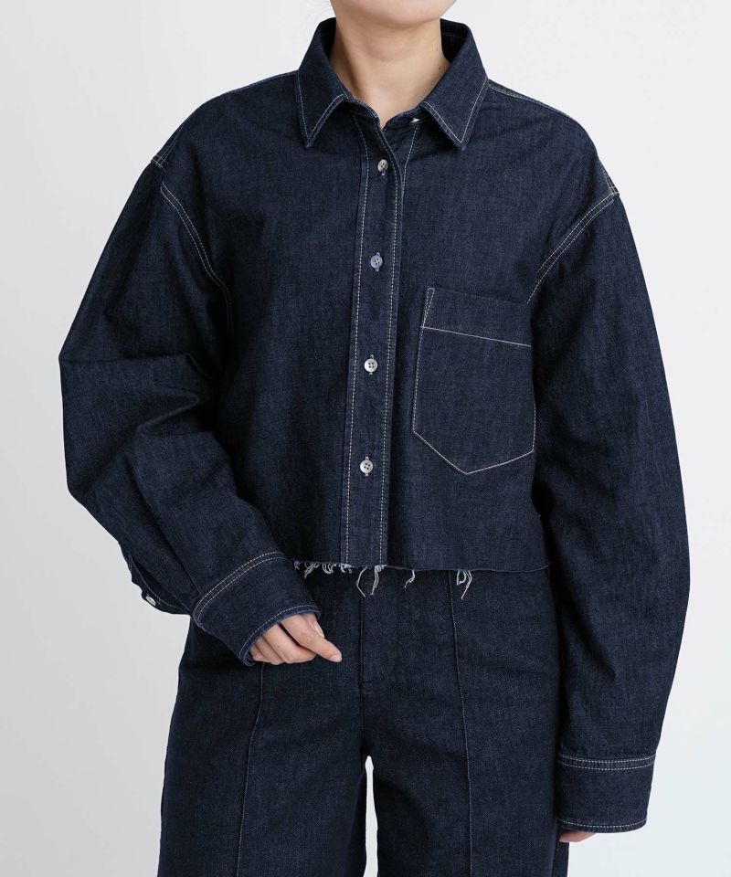 オーバーサイズクロップドシャツ | シャツ&ブラウス | YANUK オーバーサイズクロップドシャツ | シャツ&ブラウス | YANUK