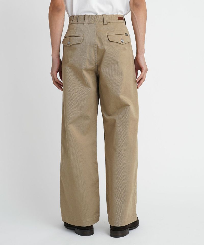 SALE】ワイドチノトラウザー | MENS BOTTOMS SALE | YANUK