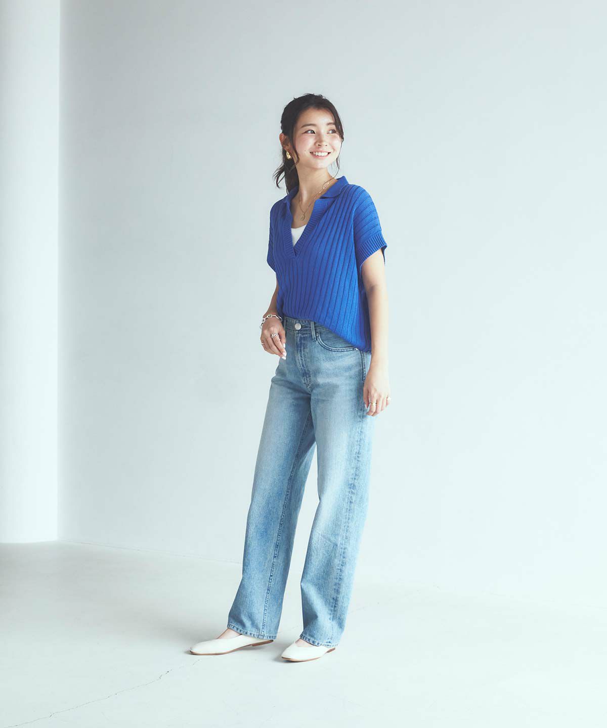 Low Rise Trick Denim ボーイズストレート 