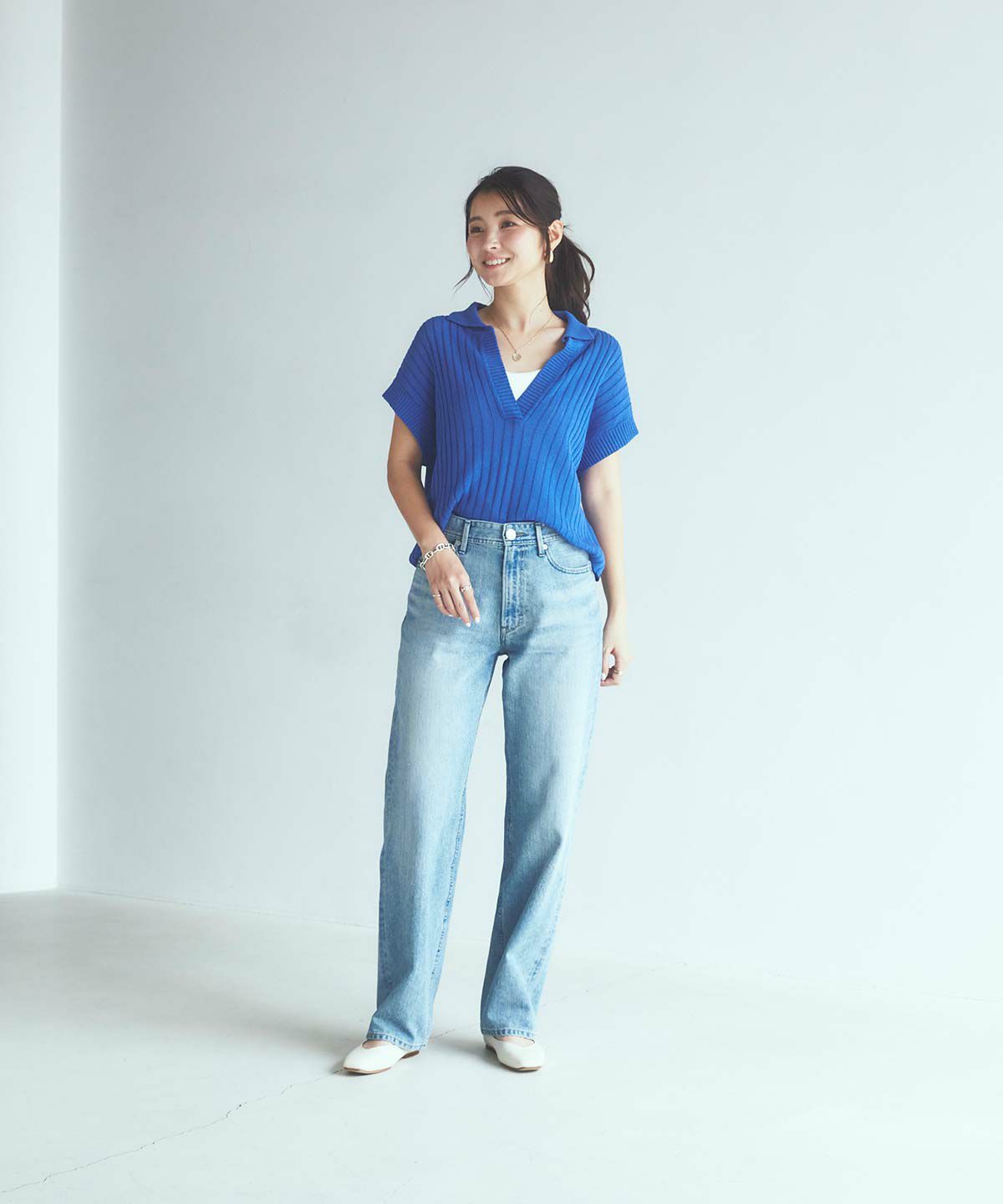 Low Rise Trick Denim ボーイズストレート
