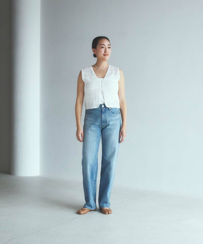 Low Rise Trick Denim ボーイズストレート