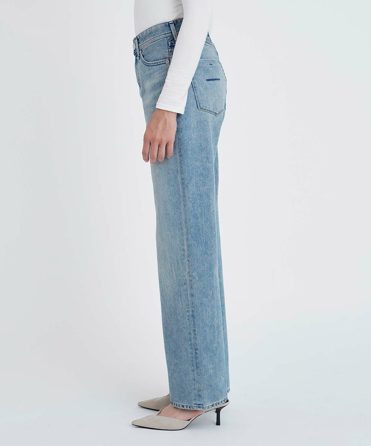 パンツ デニム ジーンズ YANUK Spill Proof ボーイズストレート”LEA 