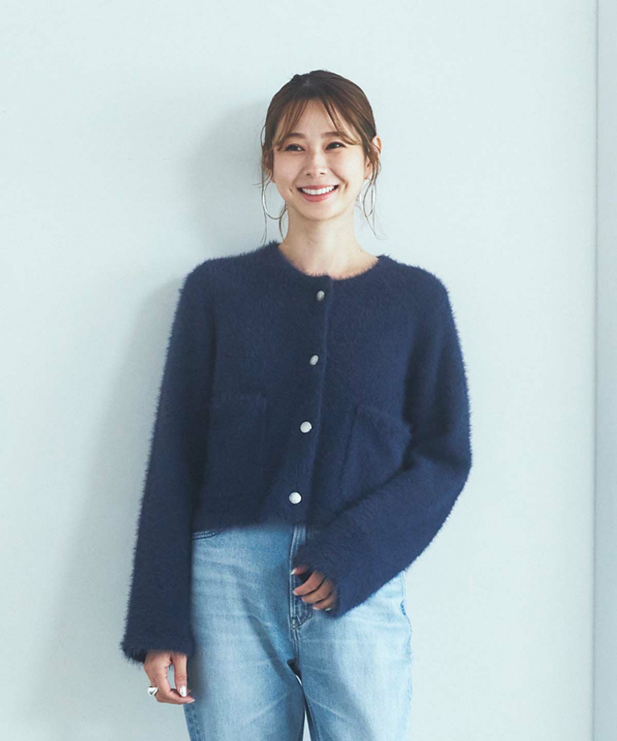ショートシャギーカーディガン | ニット | YANUK ONLINE STORE 