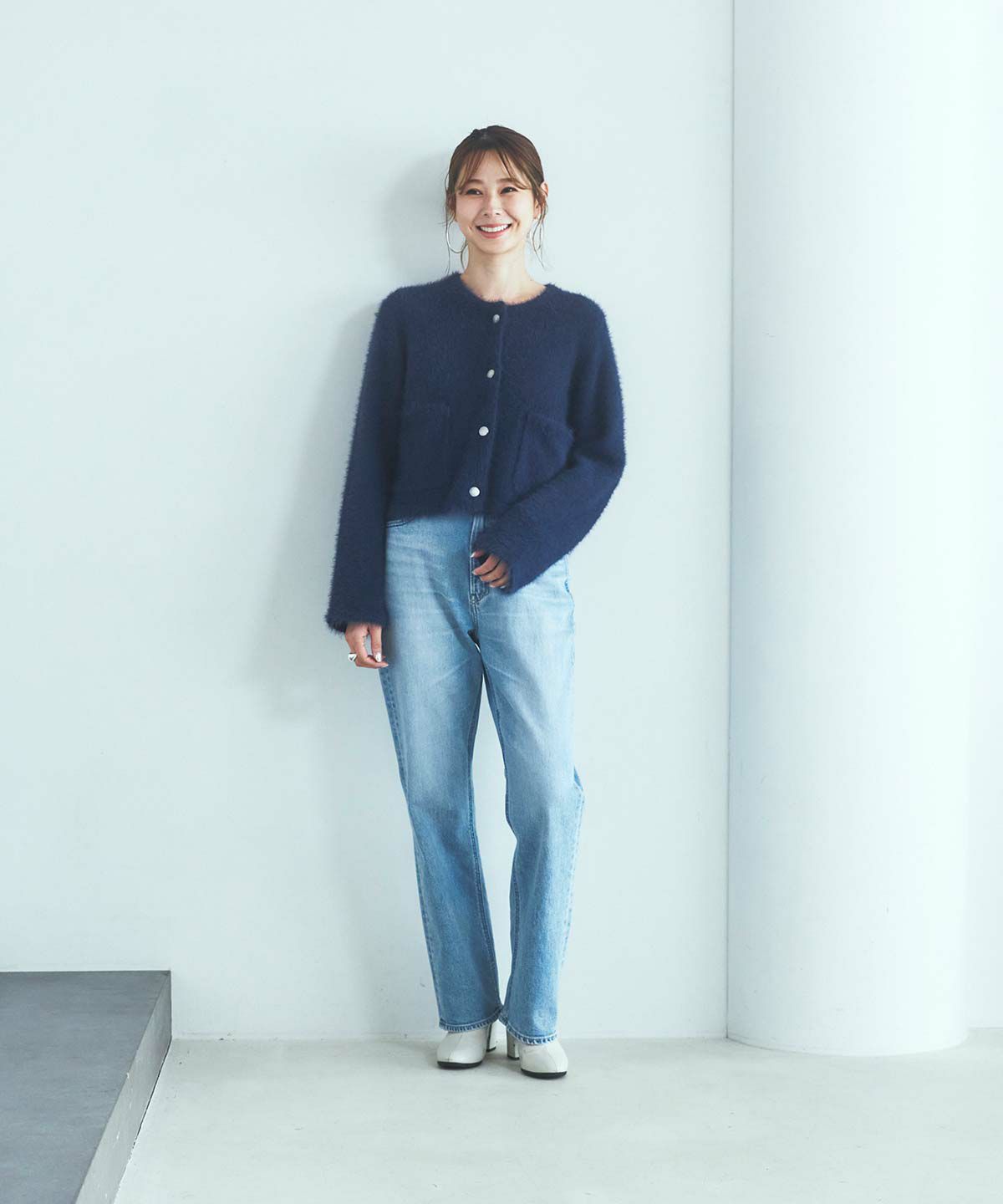 ショートシャギーカーディガン | ニット | YANUK ONLINE STORE 