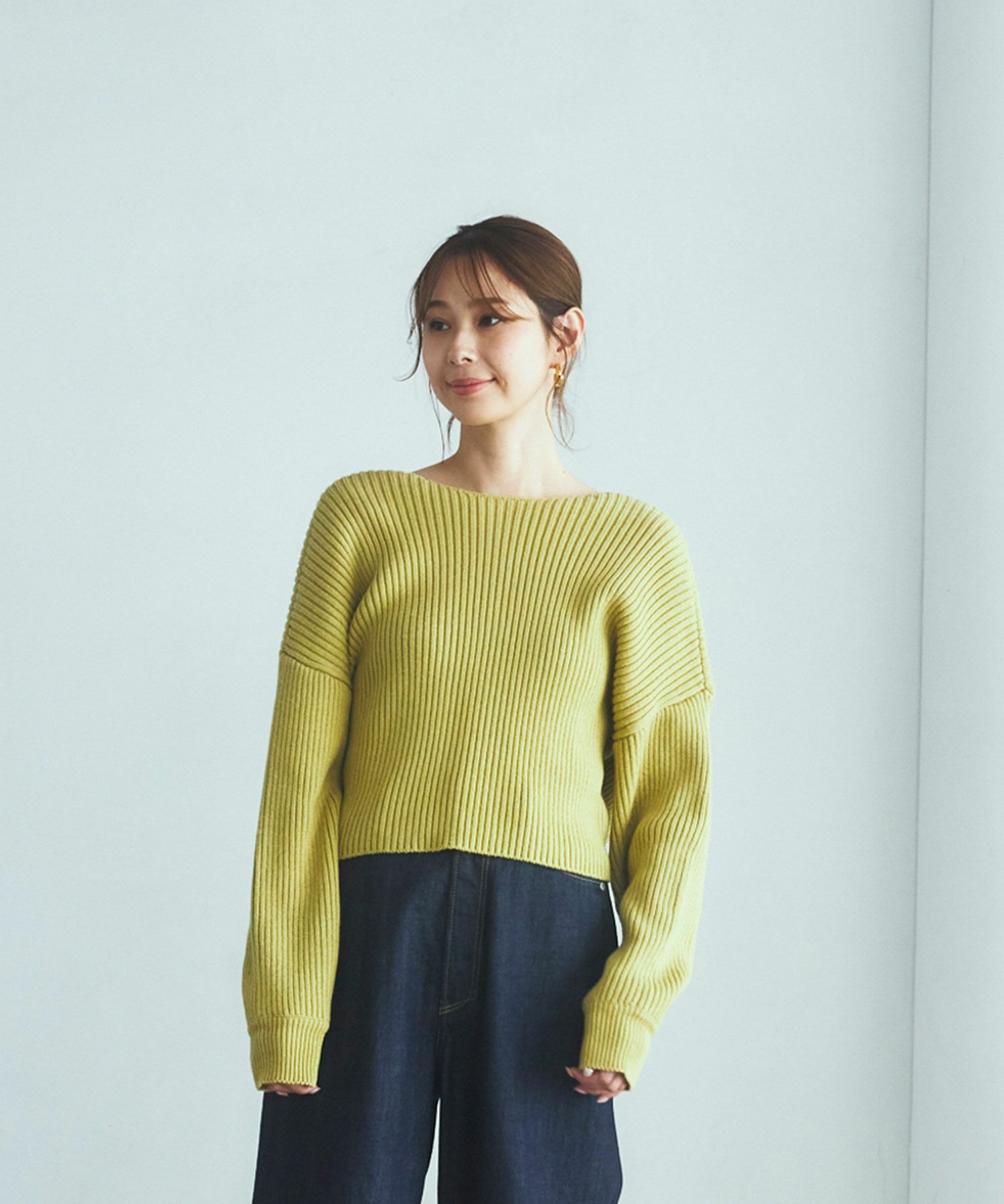 Vネッククロスニット | ニット | YANUK ONLINE STORE