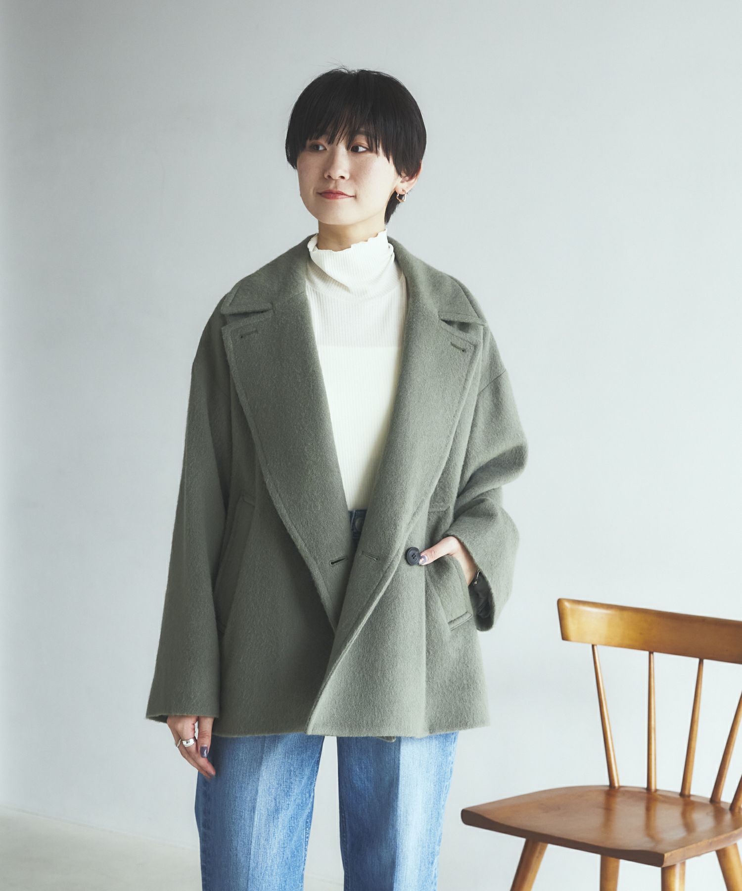 シャギーミドルコート | アウター | YANUK ONLINE STORE