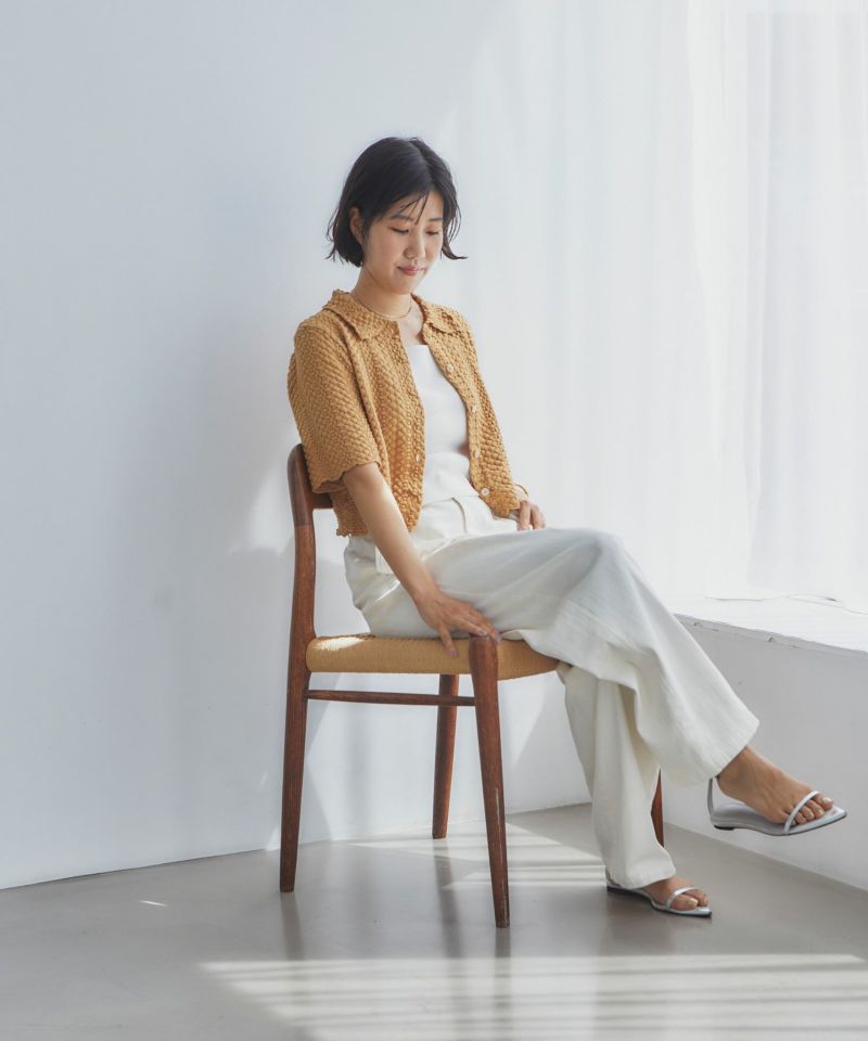 クロップドレースシャツ | シャツ＆ブラウス | YANUK ONLINE STORE