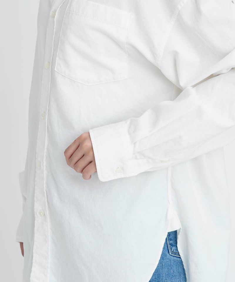 新品タグ付き✨UNITED ARROWS コットンオーバーシャツ　ホワイト　36 アウトレットのトップス（ホワイト）の商品一覧｜ユナイテッド