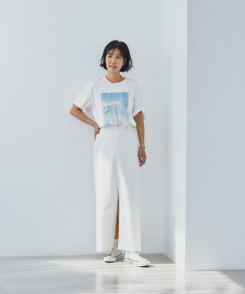 美品✨YANUK フロントスリットロング スカートXSサイズ ヤヌーク