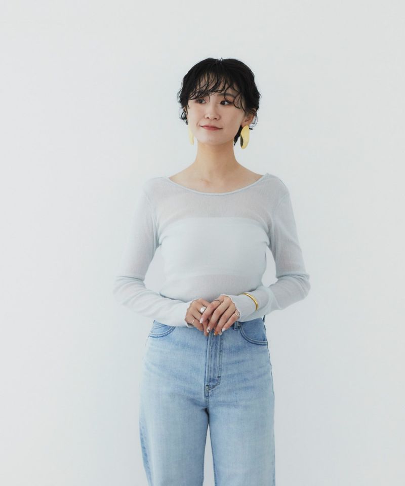 シアーグリッターロングスリーブ | カットソー | YANUK ONLINE STORE