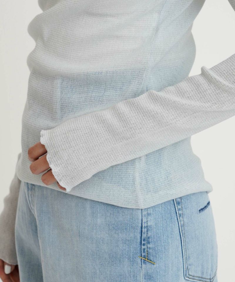 Basic long sleeve cut tops ベーシックロングスリーブカット