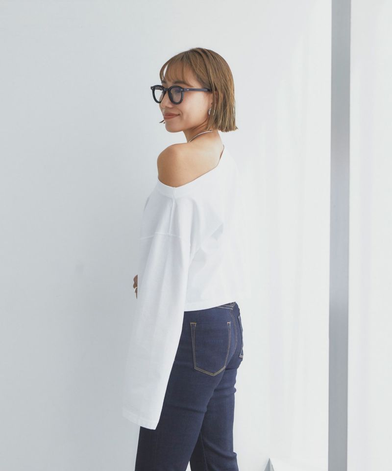 CLASSY6月号掲載】ワンショルダーロングスリーブ | カットソー CLASSY6月号掲載】ワンショルダーロングスリーブ | カットソー