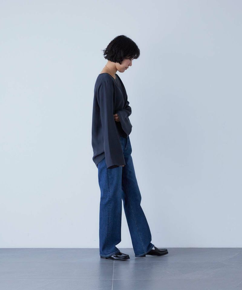 美品　ヤヌーク PREMIUM2 ストレート　LOUISE デニムパンツ　22 PREMIUM2 ストレート 