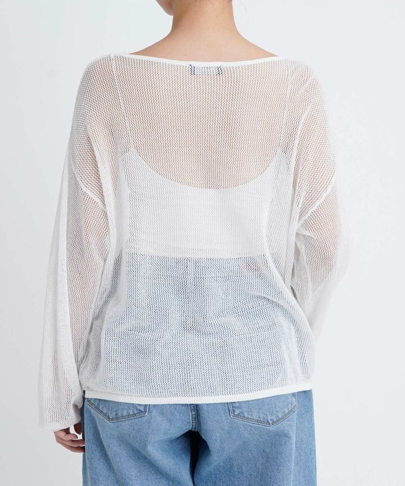 YANUK シアーボートネックオーバー SALE】シアーボートネックオーバー | WOMENS TOPS SALE | YANUK