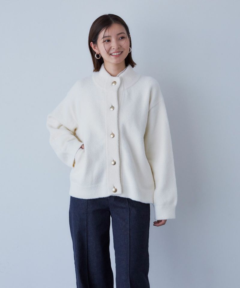 SALE】ヘアリーニットブルゾン | WOMENS TOPS SALE | YANUK ONLINE STORE