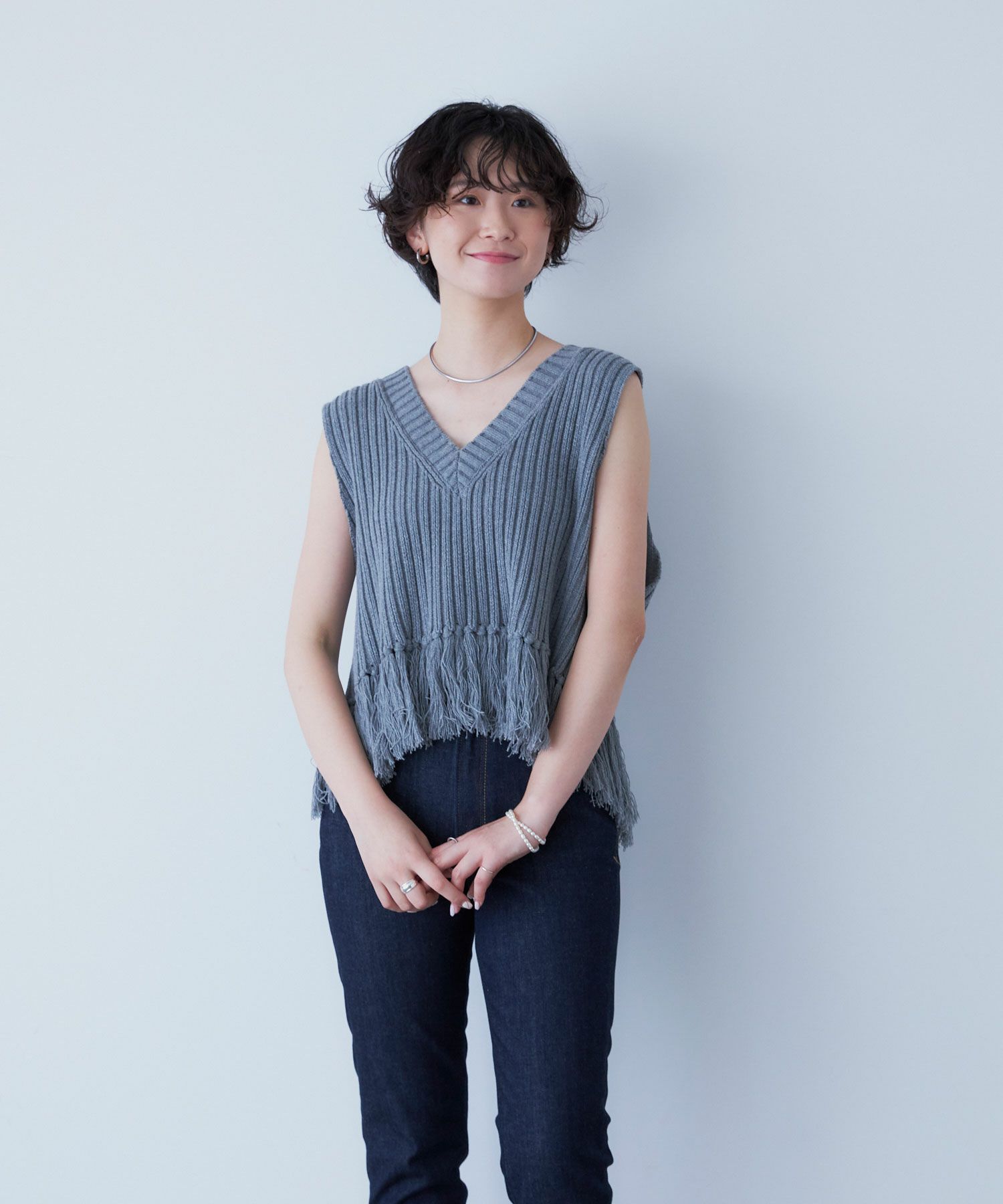フリンジニットベスト | ニット | YANUK ONLINE STORE