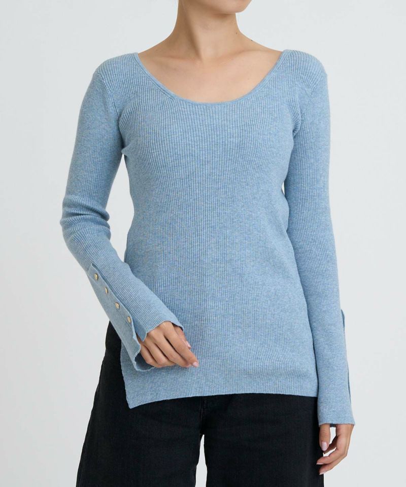 スリーブボタンニット | ニット | YANUK ONLINE STORE