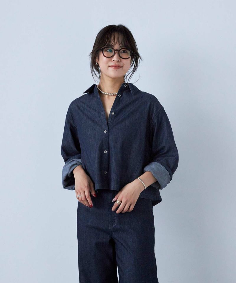 クロップドデニムシャツ | シャツ＆ブラウス | YANUK ONLINE STORE