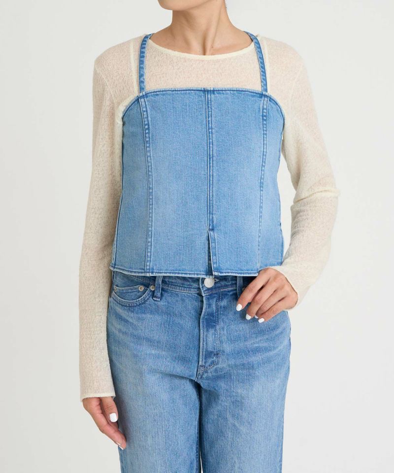 めぐ　JOURNAL STANDARD デニムビスチェ めぐ JOURNAL STANDARD デニムビスチェ めぐ JOURNAL STANDARD デニム