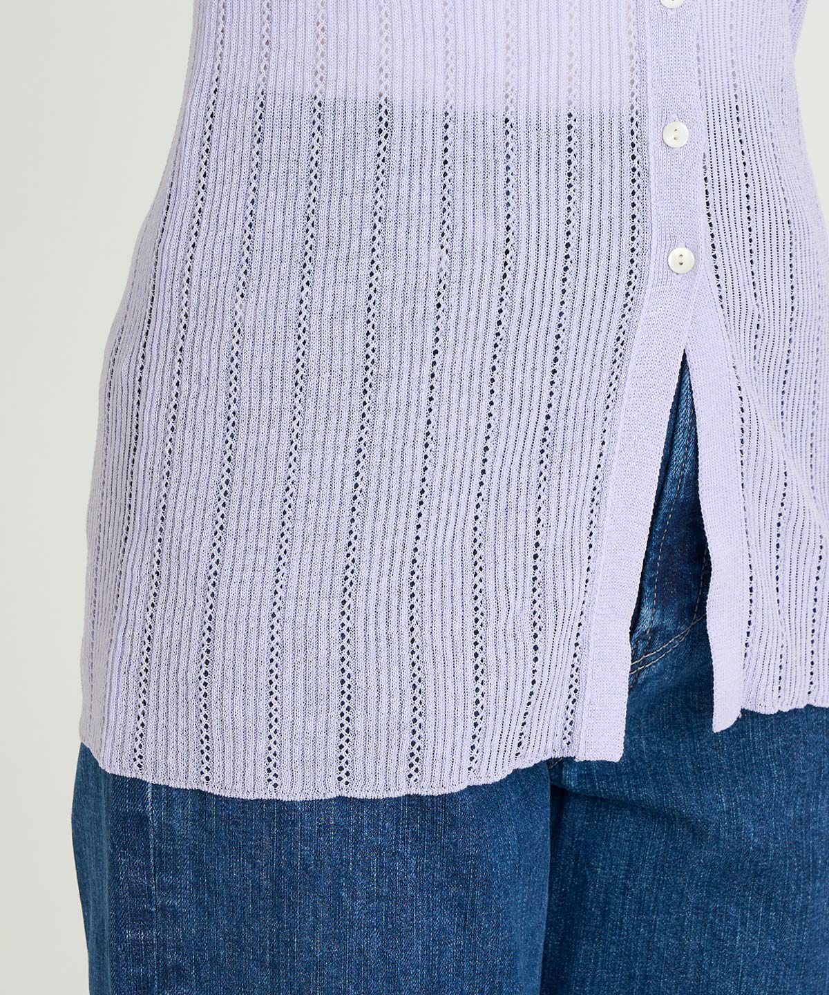 アイレットリブカーディガン | ニット | YANUK ONLINE STORE