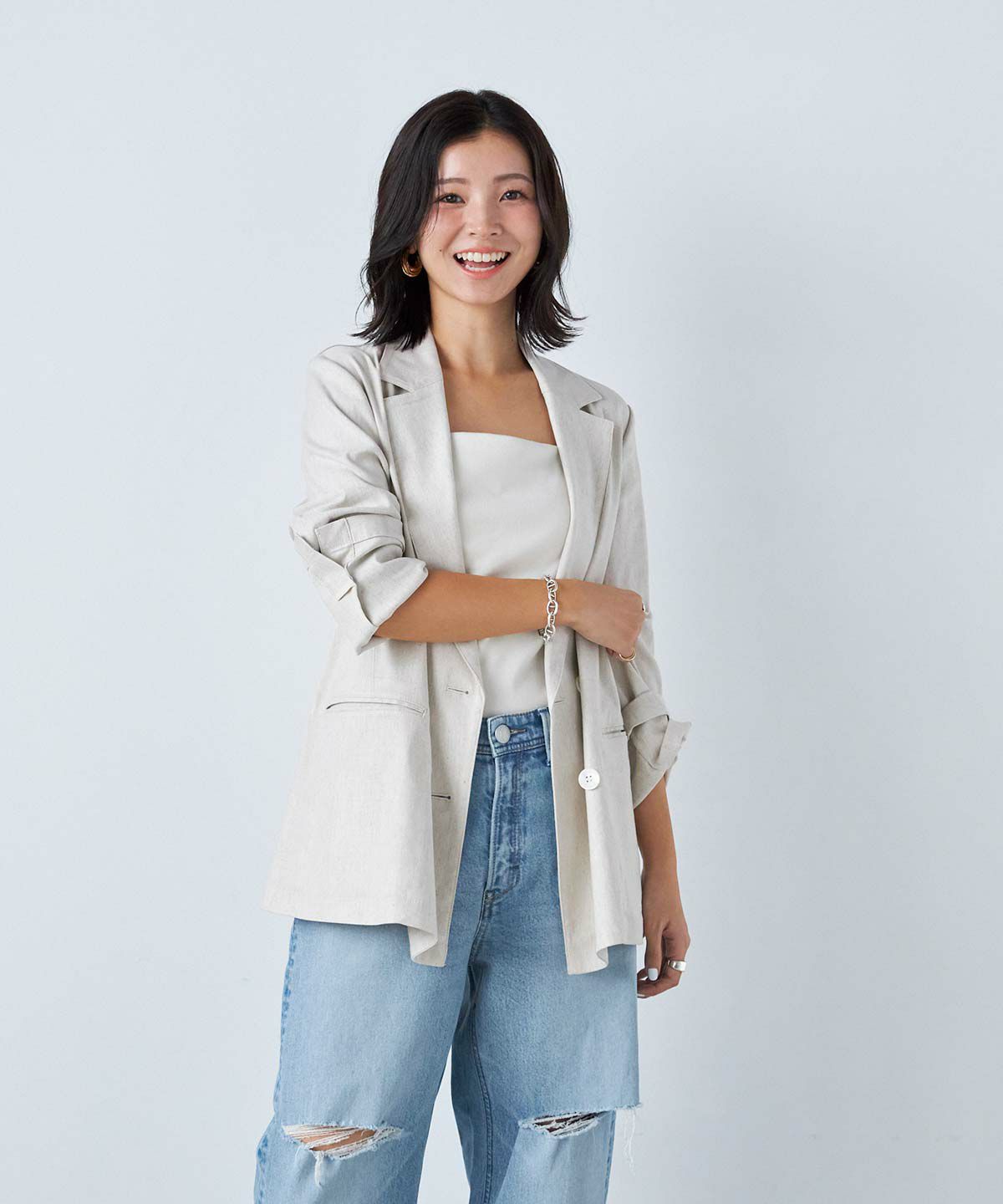 ヤヌーク　テーラードジャケット SALE】テーラードジャケット | WOMENS TOPS SALE | YANUK ONLINE STORE