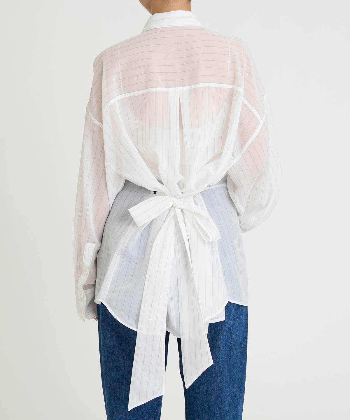 3月中旬販売予定】シアーストライプシャツ | シャツ＆ブラウス | YANUK