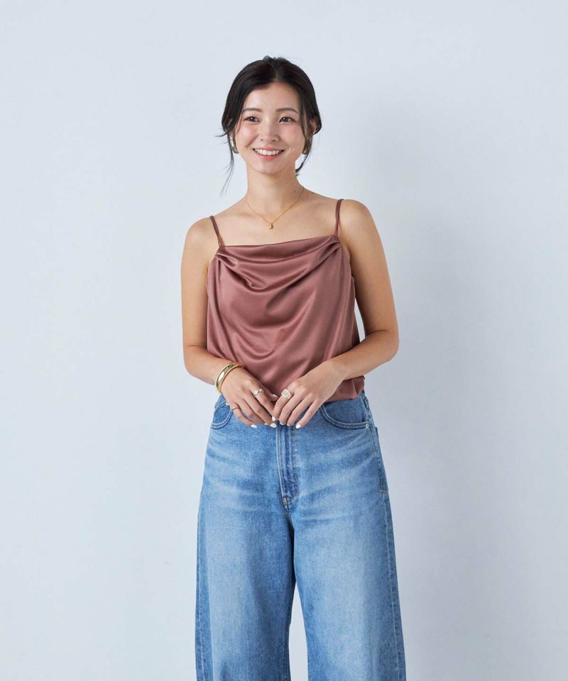 3月中旬販売予定】サテンキャミソール | カットソー | YANUK ONLINE STORE