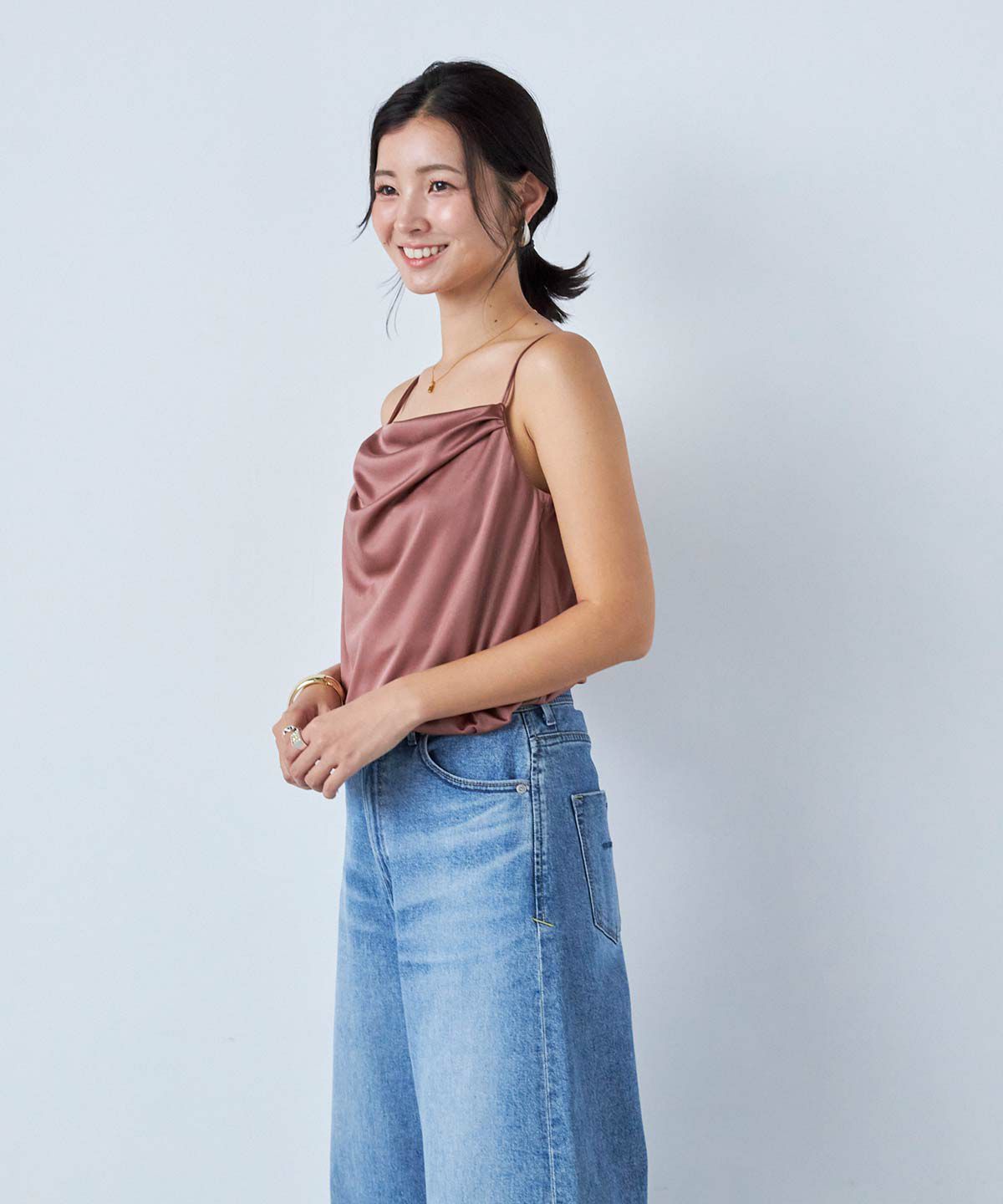 3月中旬販売予定】サテンキャミソール | カットソー | YANUK ONLINE STORE